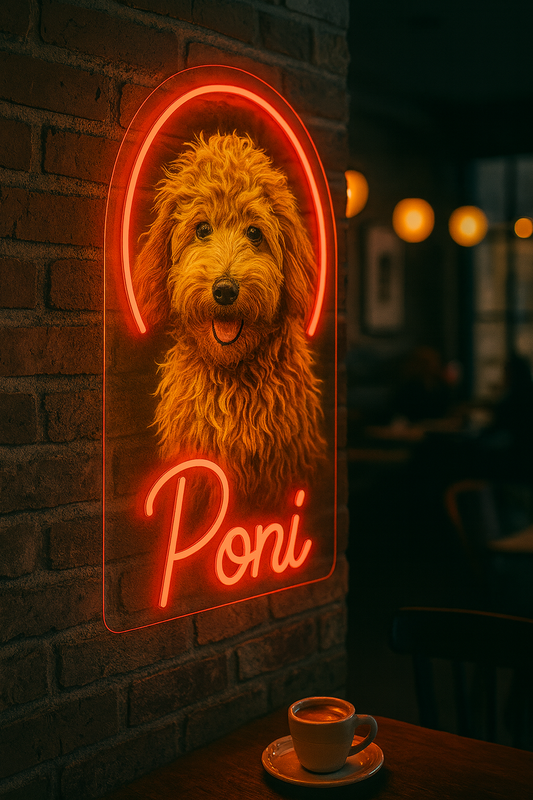 Kişiselleştirebilir Neon Aksesuar-patili dost home
