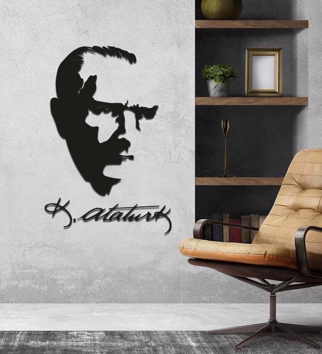 Atatürk Portre Tasarım Dekorasyon