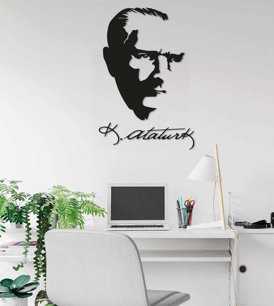 Atatürk Portrait Design Decoration