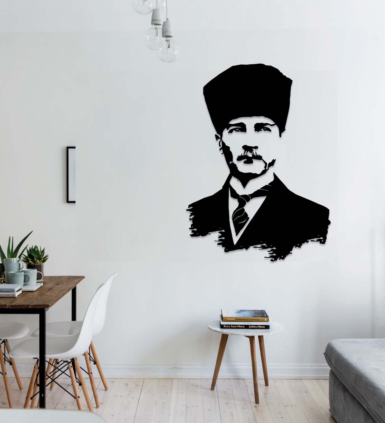 Atatürk Portre Tasarım Dekorasyon Home