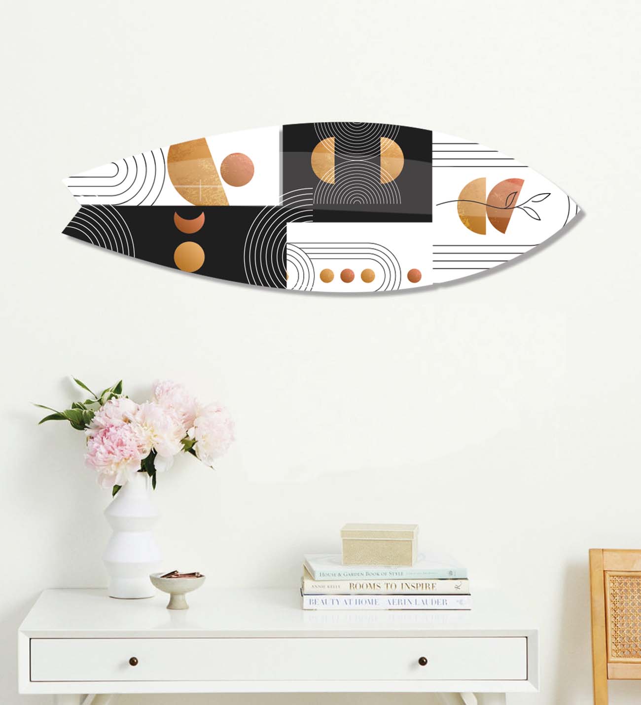 Modern Minimal Sörf Tahtası Özel Tasrım