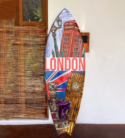 London Temalı Sörf Tahtası