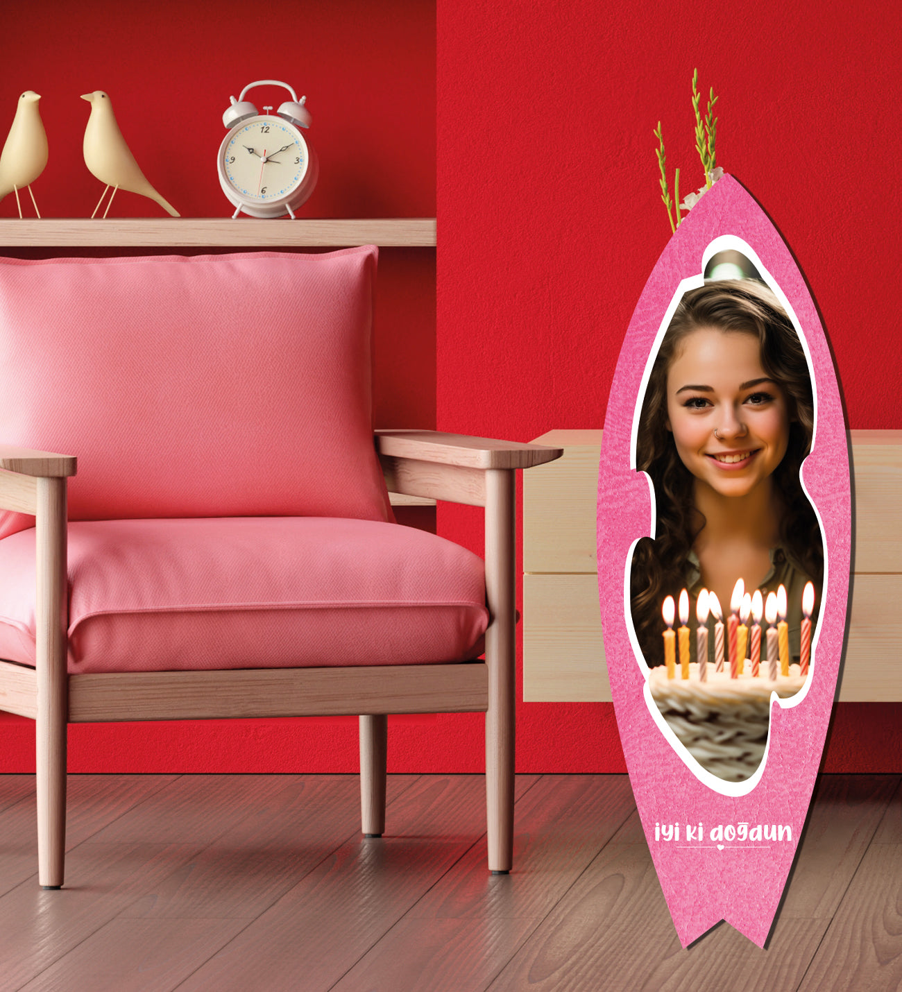 Customizable Birthday Surfboard