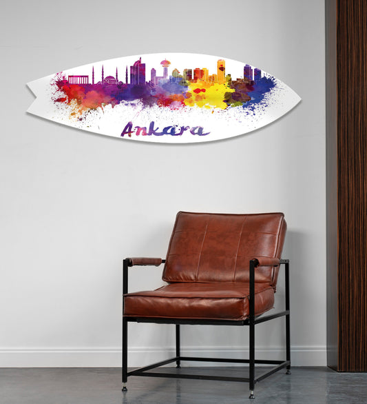 Colorful Ankara Themed Surfboard