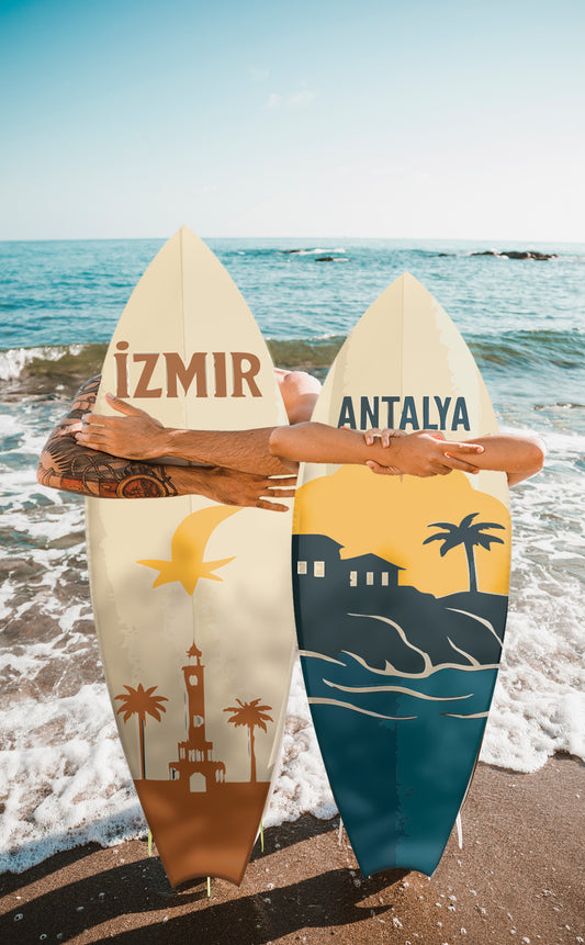 Antalya Decorative Surfboard