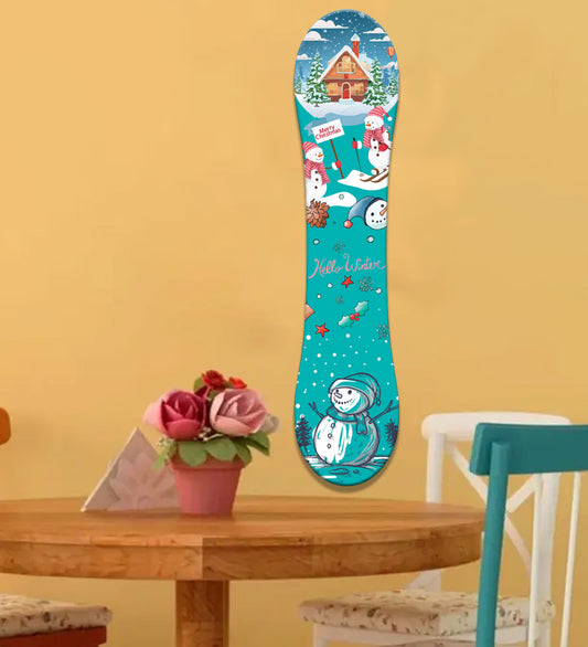 Snowman Themed Snowboard-Winter