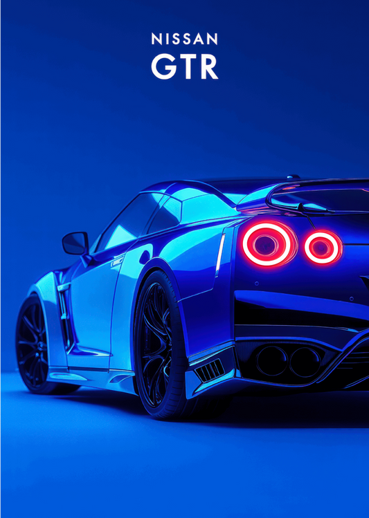 Nissan GTR Neon Işıklı Tablo