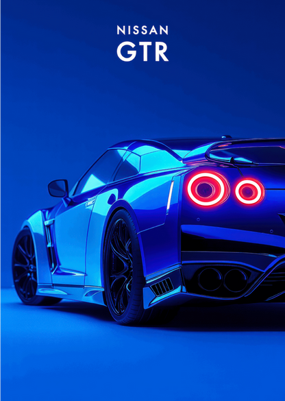 Nissan GTR Neon Işıklı Tablo