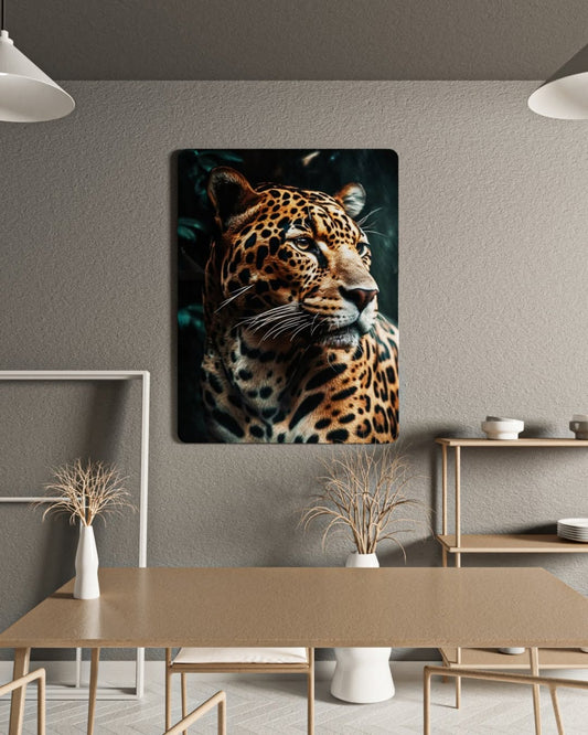 Leopar Parlak Cam  Tablo
