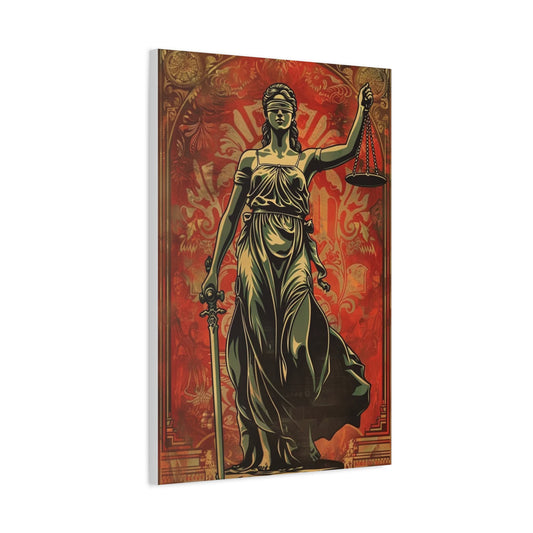 Themis Lawyer Themed Canvas Print