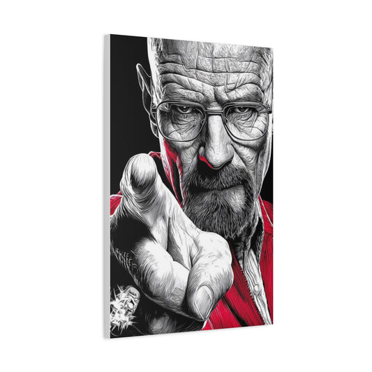 Breaking Bad Themed Heisenberg Canvas Print