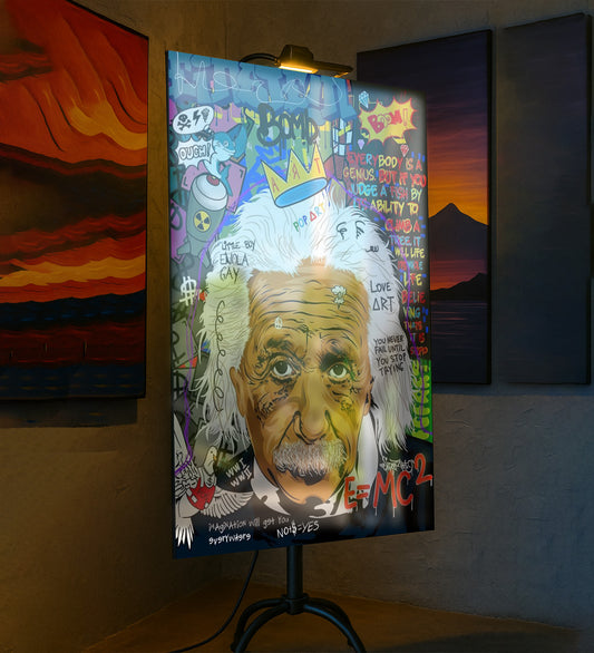 Einstein Cam Tablo Dekoratif