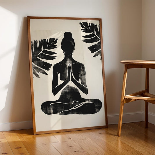 🧘 Yoga Namaste Çerçeveli Tablo