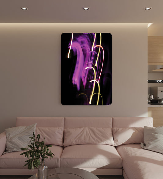 Mor Tasarım Tablo Home Dekoratif
