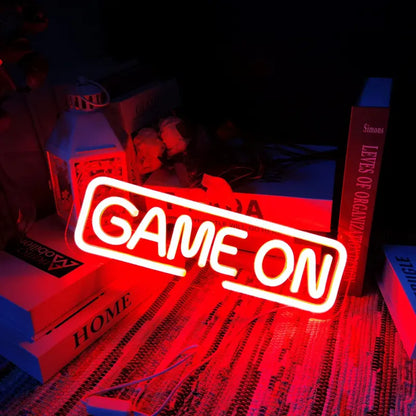 Neon Game On Temalı Aydınlatma
