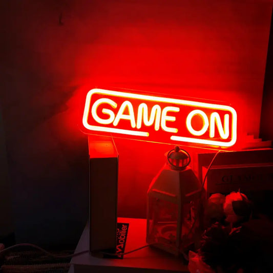 Neon Game On Temalı Aydınlatma