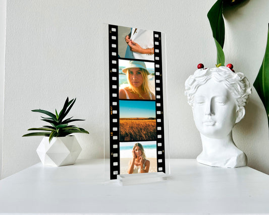 Personalized Film Roll with 4 Photos Acrylic Gift