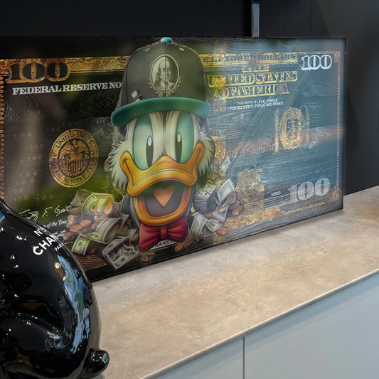 Disney Karakterli Pop-Art Dolar Tasarımlı Ofis Tablosu