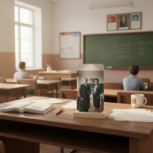 Customizable Pixar Cartoon Themed Gift Portrait and Stand