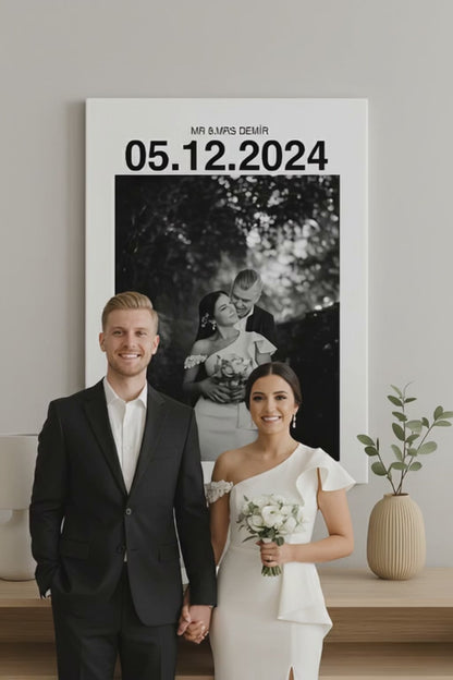 Gift for Your Lover: Canvas Print with 30 Photos