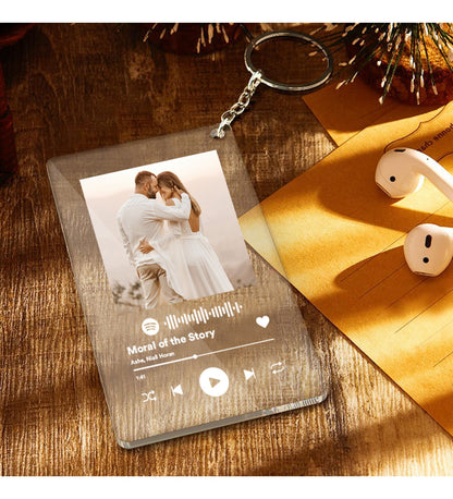 Personalized Spotify Keychain 2 Pieces